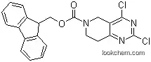 Molecular Structure of 903130-16-5 ((9H-fluoren-9-yl)methyl 2,4-dichloro-7,8-dihydropyrido[4,3-d]pyrimidine-6(5H)-carboxylate)